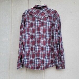 Lucky Brand flannel shirt mens medium long sleeve button down casual.